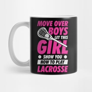 Funny Lacrosse Player Girl Gift Mug